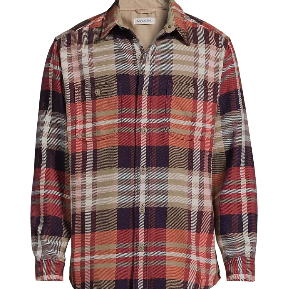 Men's Long Sleeve Authentic Flannel Shirt