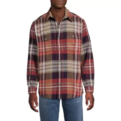 Men's Long Sleeve Authentic Flannel Shirt