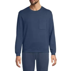 Men's Long Sleeve Brush Back Crew