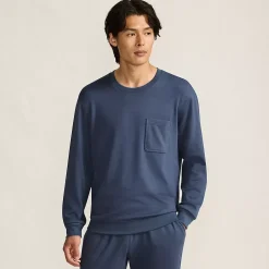 Men's Long Sleeve Brush Back Crew