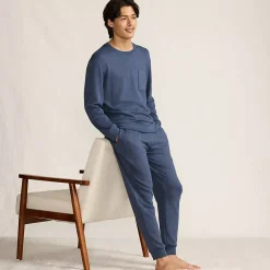 Men's Long Sleeve Brush Back Crew