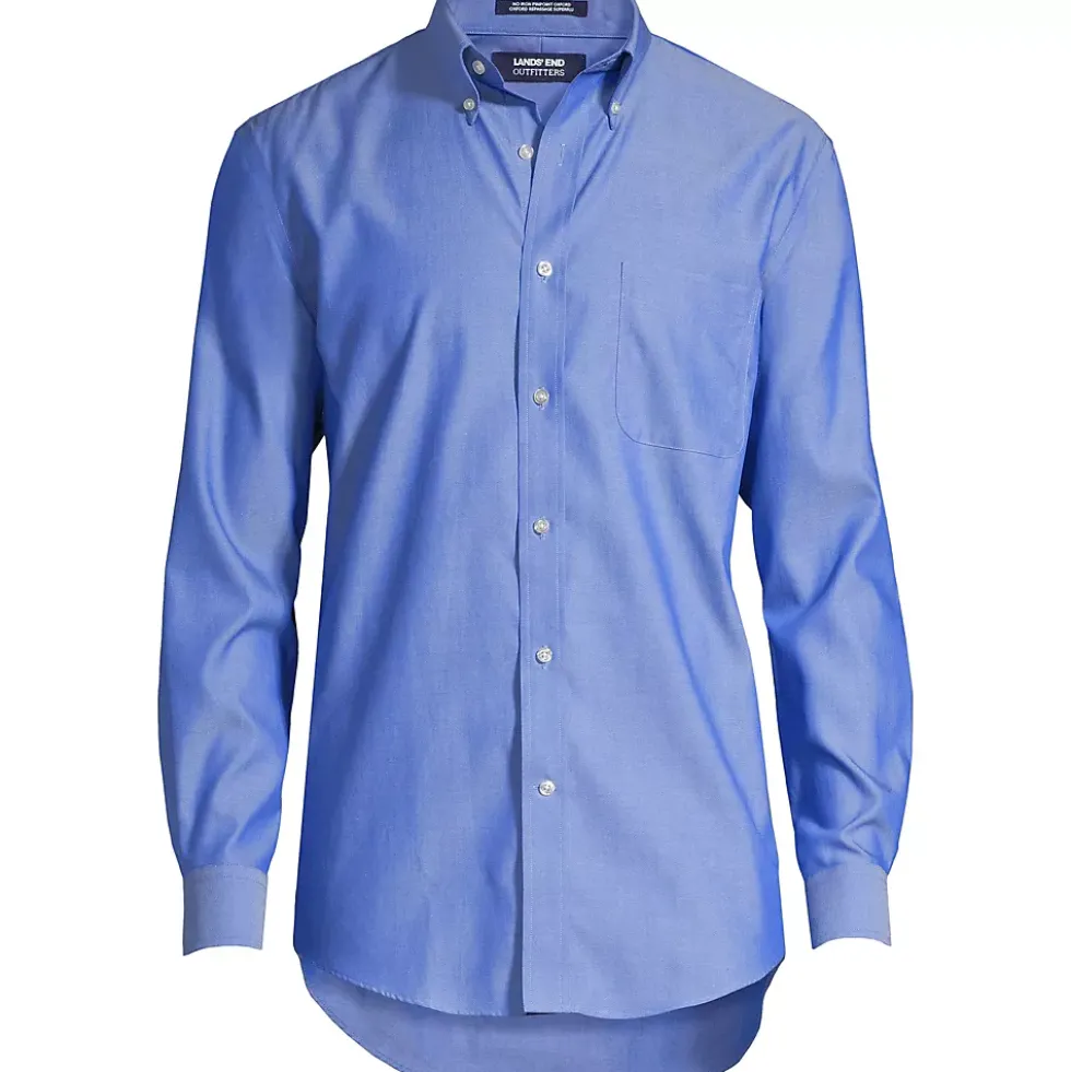 Men's Long Sleeve Buttondown No Iron Pinpoint Shirt