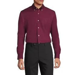 Men's Long Sleeve Buttondown No Iron Broadcloth Shirt