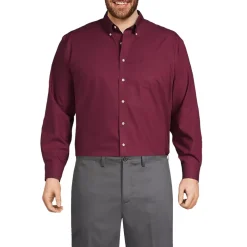 Men's Long Sleeve Buttondown No Iron Broadcloth Shirt