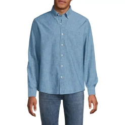 Men's Long Sleeve Chambray Shirt