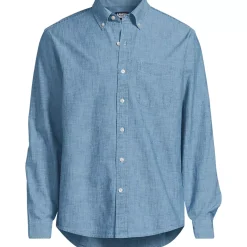Men's Long Sleeve Chambray Shirt