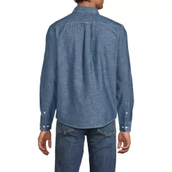 Men's Long Sleeve Chambray Shirt