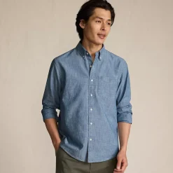 Men's Long Sleeve Chambray Shirt
