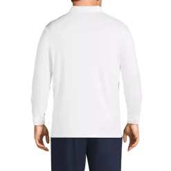 Men's Long Sleeve Cotton Supima Polo Shirt