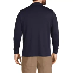Men's Long Sleeve Cotton Supima Polo Shirt