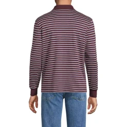 Men's Long Sleeve Cotton Supima Polo Shirt