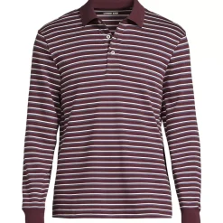 Men's Long Sleeve Cotton Supima Polo Shirt
