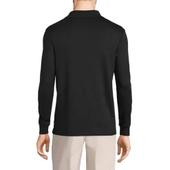 Men's Long Sleeve Cotton Supima Polo Shirt