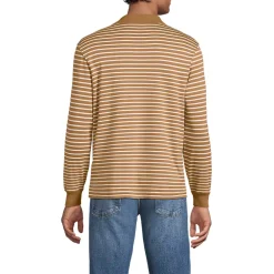 Men's Long Sleeve Cotton Supima Polo Shirt