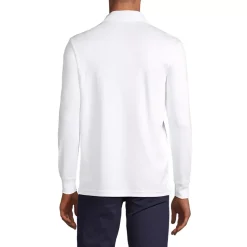 Men's Long Sleeve Cotton Supima Polo Shirt