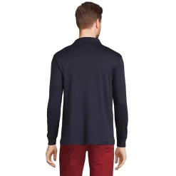 Men's Long Sleeve Cotton Supima Polo Shirt