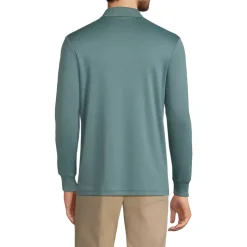 Men's Long Sleeve Cotton Supima Polo Shirt