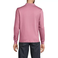 Men's Long Sleeve Cotton Supima Polo Shirt