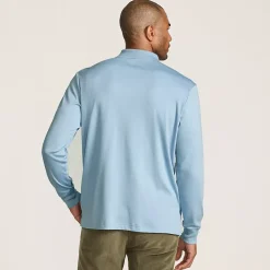 Men's Long Sleeve Cotton Supima Polo Shirt