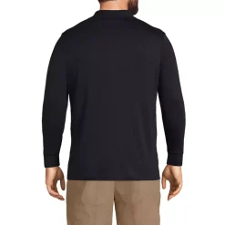 Men's Long Sleeve Cotton Supima Polo Shirt