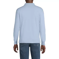 Men's Long Sleeve Cotton Supima Polo Shirt