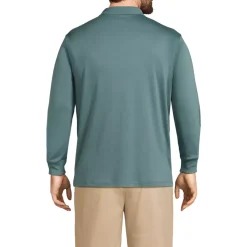 Men's Long Sleeve Cotton Supima Polo Shirt