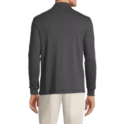 Men's Long Sleeve Cotton Supima Polo Shirt