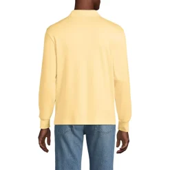 Men's Long Sleeve Cotton Supima Polo Shirt