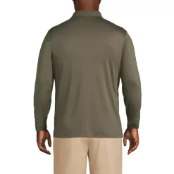 Men's Long Sleeve Cotton Supima Polo Shirt