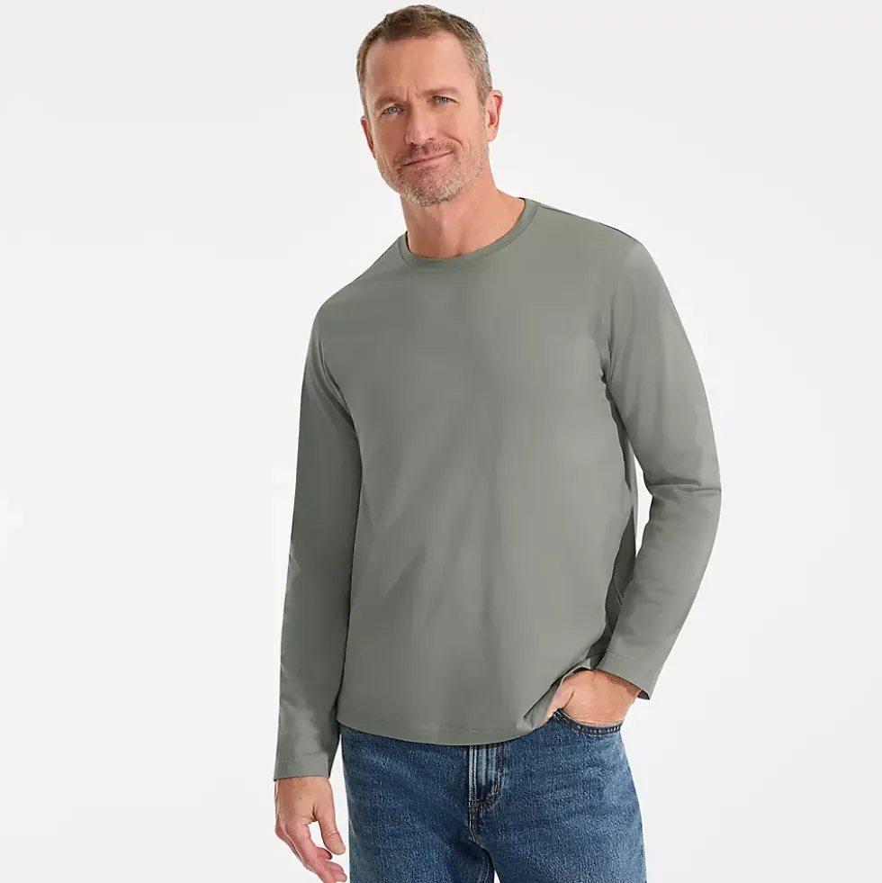 Men's Long Sleeve Cotton Supima Tee