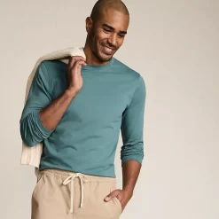 Men's Long Sleeve Cotton Supima Tee