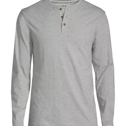 Men's Long Sleeve Cotton Supima Henley
