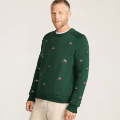 Men's Long Sleeve Drifter Holiday Roads Crewneck Sweater