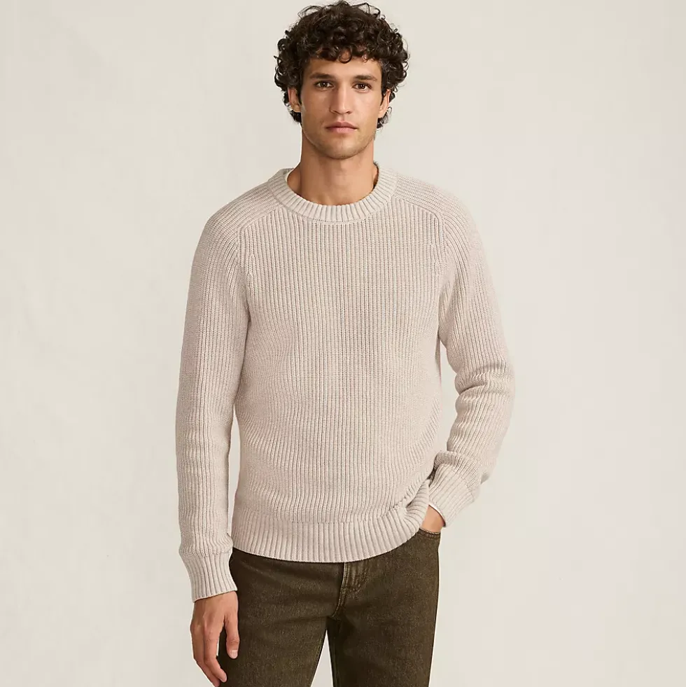 Men's Long Sleeve Drifter Marl Crewneck Sweater