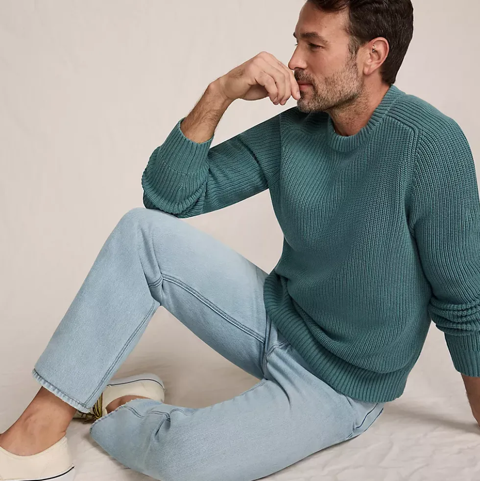 Men's Long Sleeve Drifter Marl Crewneck Sweater