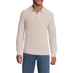Men's Long Sleeve Drifter Polo Sweater
