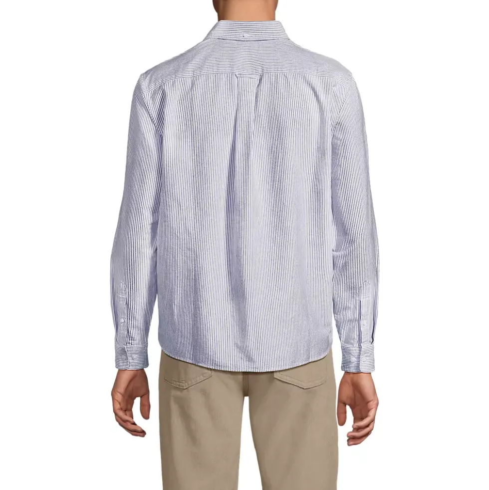 Men's Long Sleeve Easy Fit Sail Rigger Oxford Shirt