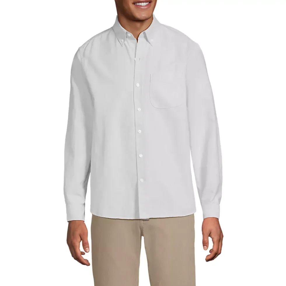 Men's Long Sleeve Easy Fit Sail Rigger Oxford Shirt