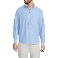 Men's Long Sleeve Easy Fit Sail Rigger Oxford Shirt