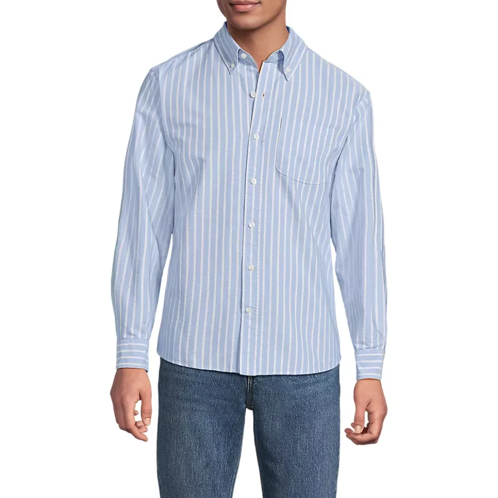 Men's Long Sleeve Easy Fit Sail Rigger Oxford Shirt