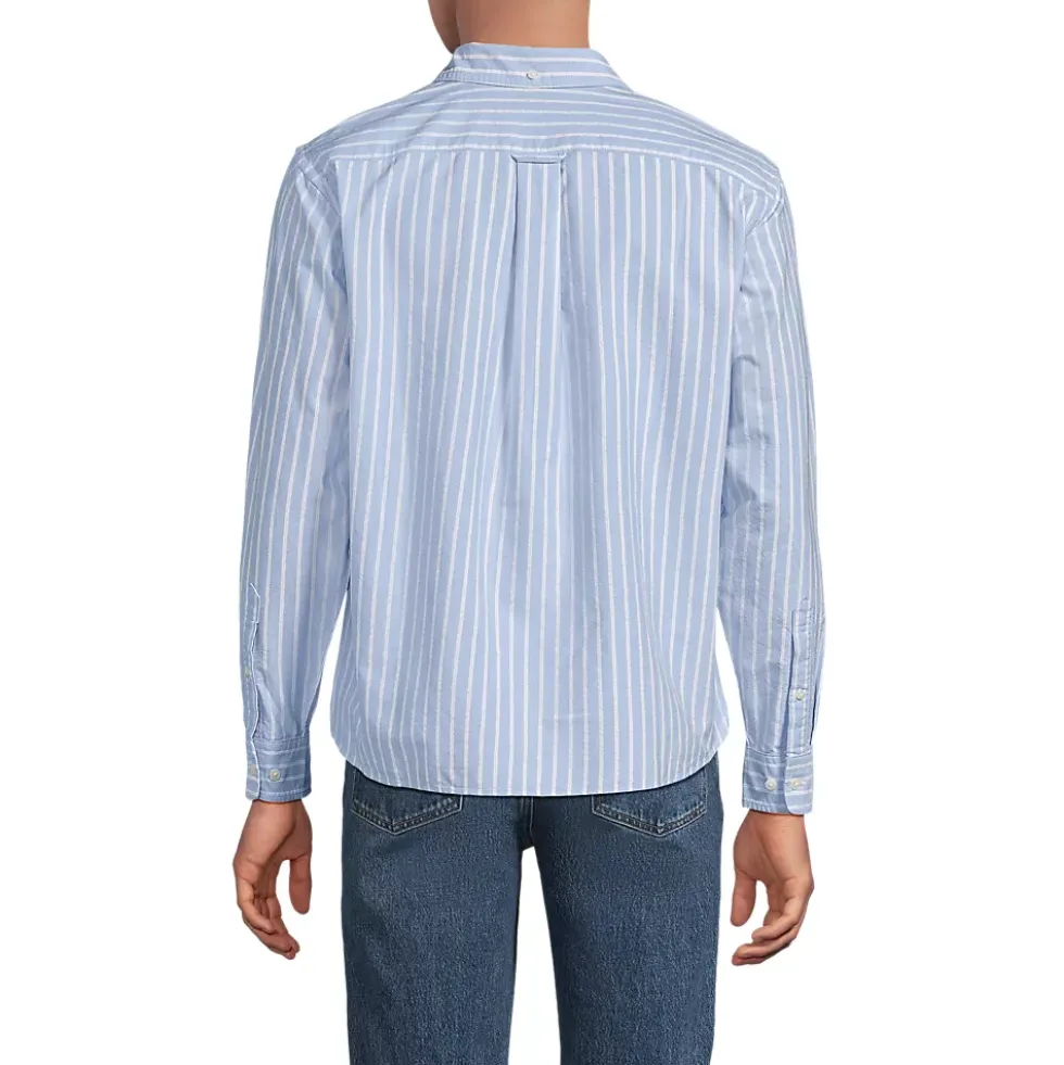 Men's Long Sleeve Easy Fit Sail Rigger Oxford Shirt