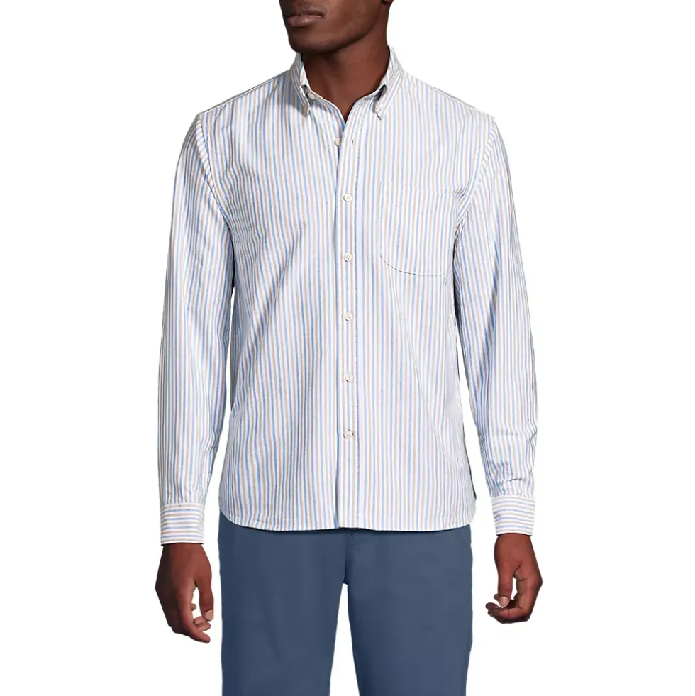 Men's Long Sleeve Easy Fit Sail Rigger Oxford Shirt