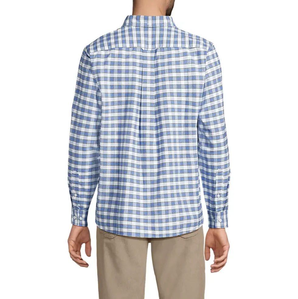 Men's Long Sleeve Easy Fit Sail Rigger Oxford Shirt