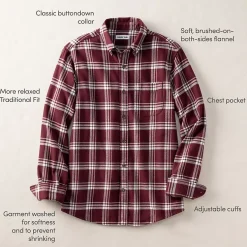 Men's Long Sleeve Flagship Flannel Shirt