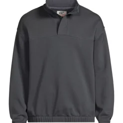 Men's Long Sleeve French Terry Vintage Wash Quarter Zip