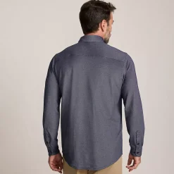 Men's Long Sleeve Knit Travel Kit Oxford Shirt