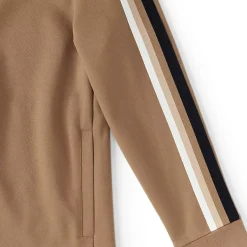 Men's Long Sleeve Knit Twill Track Full Zip