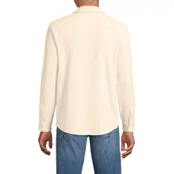 Men's Long Sleeve Knit Workwear Waffle Shirt