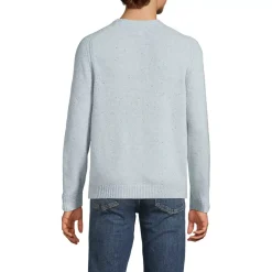 Men's Long Sleeve Lambswool Crewneck Sweater
