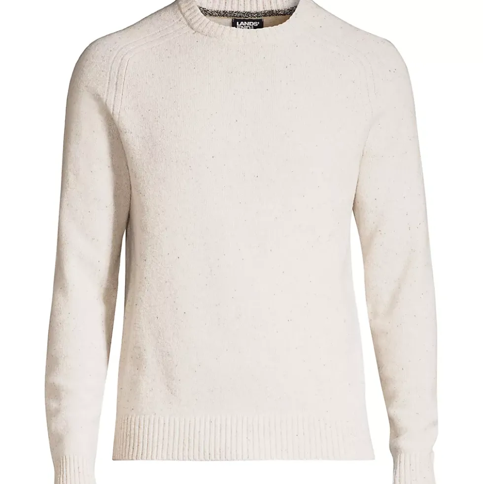 Men's Long Sleeve Lambswool Crewneck Sweater